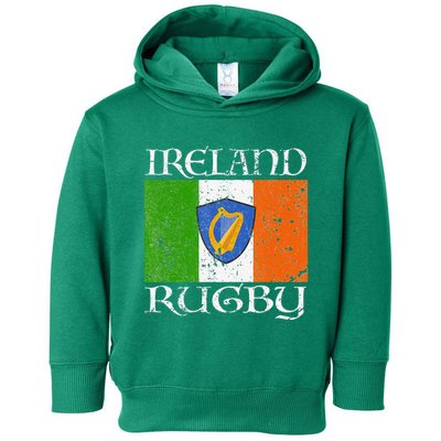 Vintage Ireland Irish Flag Green St. Patrick's Day Toddler Hoodie