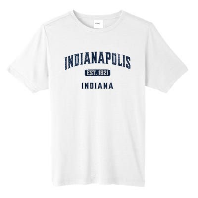 Visit Indianapolis Indiana Vintage Athletic Souvenir Tall Fusion ChromaSoft Performance T-Shirt