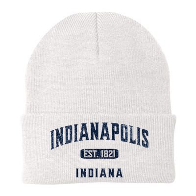 Visit Indianapolis Indiana Vintage Athletic Souvenir Beanie