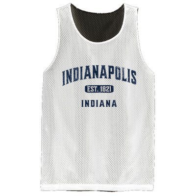 Visit Indianapolis Indiana Vintage Athletic Souvenir Mesh Reversible Basketball Jersey Tank