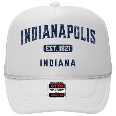 Visit Indianapolis Indiana Vintage Athletic Souvenir Hat
