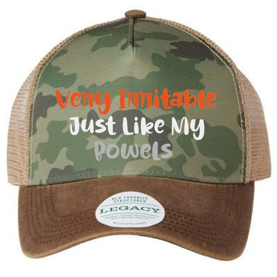 Very Irritable Just Like My Bowels Legacy Tie Dye Trucker Hat