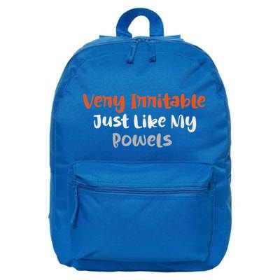Very Irritable Just Like My Bowels 16 in Basic Backpack