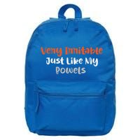 Very Irritable Just Like My Bowels 16 in Basic Backpack