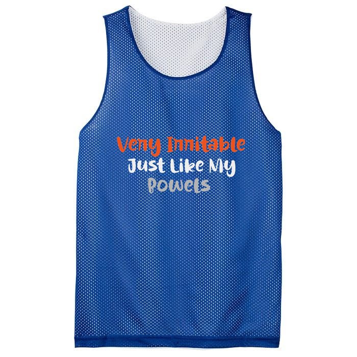 Very Irritable Just Like My Bowels Mesh Reversible Basketball Jersey Tank