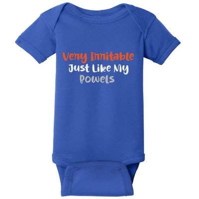 Very Irritable Just Like My Bowels Baby Bodysuit