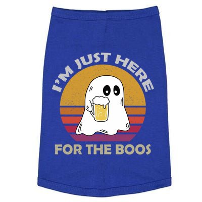 Vintage Im Just Here For The Boos Halloween Beer Lovers Gift Doggie Tank