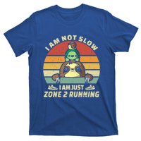 Vintage Im Just Zone 2 Running Funny Sloth Slow Runner Team Gift T-Shirt