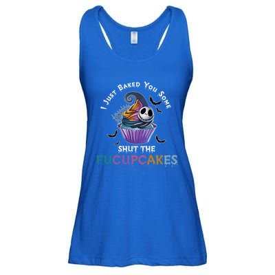 Vintage I Just Baked You Some Shut The Fucupcakes Cat Baking Gift Ladies Essential Flowy Tank