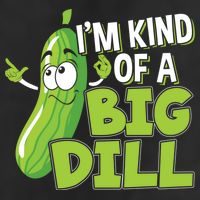 Vegan I'm Kind Of A Big Dill Gift Pickle Lover Cute Gift 7 Panel Mesh Trucker Snapback Hat