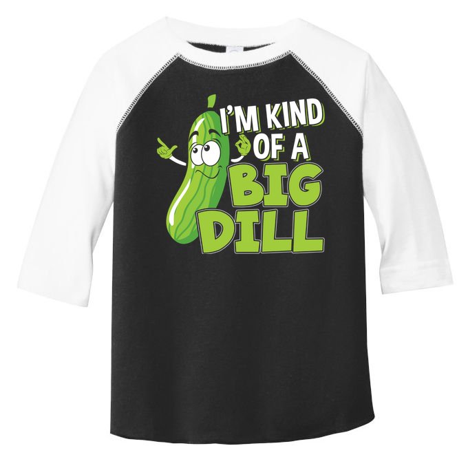 Vegan I'm Kind Of A Big Dill Gift Pickle Lover Cute Gift Toddler Fine Jersey T-Shirt