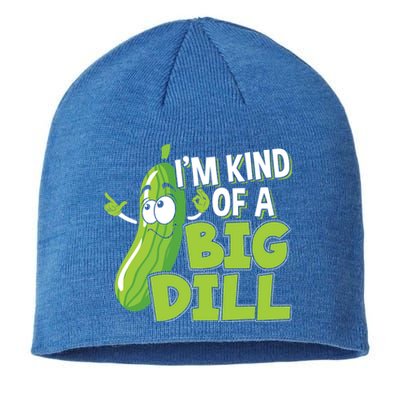 Vegan I'm Kind Of A Big Dill Gift Pickle Lover Cute Gift Sustainable Beanie