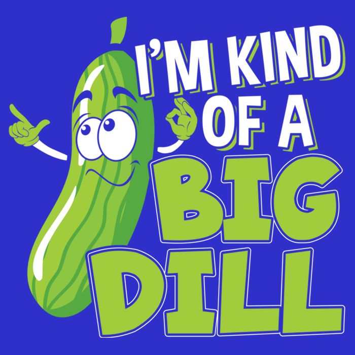 Vegan I'm Kind Of A Big Dill Gift Pickle Lover Cute Gift Womens Tank Top