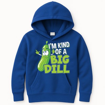 Vegan I'm Kind Of A Big Dill Gift Pickle Lover Cute Gift Kids Hoodie