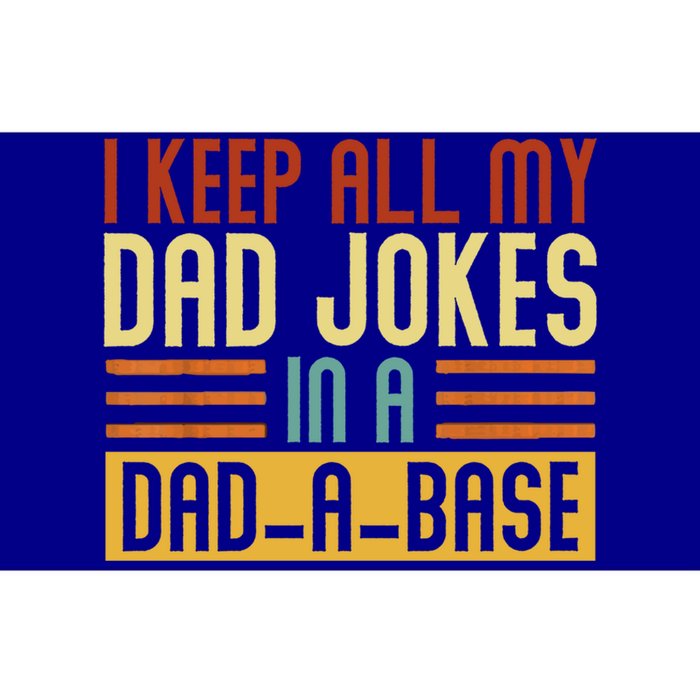 Vintage I Keep All My Dad Jokes In A Dadmeaningful Giftameaningful Giftbase Dad Bumper Sticker