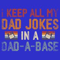 Vintage I Keep All My Dad Jokes In A Dad A Base Fathers Day Gift Tall T-Shirt