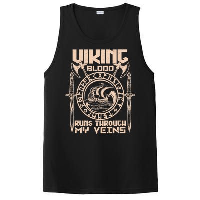 Viking Blood Runs Through My Veins PosiCharge Competitor Tank