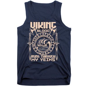 Viking Blood Runs Through My Veins Tank Top