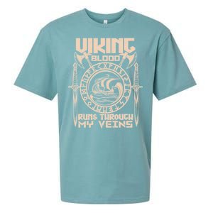 Viking Blood Runs Through My Veins Sueded Cloud Jersey T-Shirt