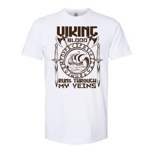 Viking Blood Runs Through My Veins Softstyle CVC T-Shirt