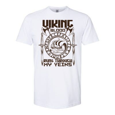 Viking Blood Runs Through My Veins Softstyle® CVC T-Shirt