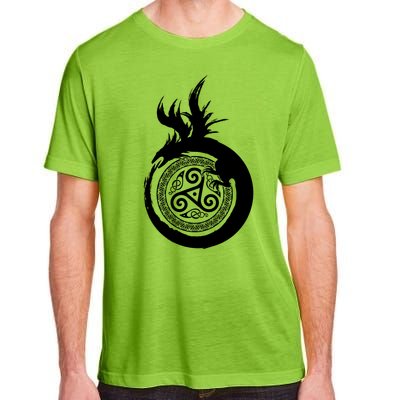 Viking Dragon Celtic Emblem Adult ChromaSoft Performance T-Shirt