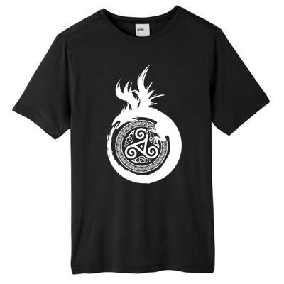 Viking Dragon Celtic Emblem Tall Fusion ChromaSoft Performance T-Shirt