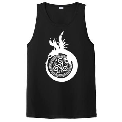 Viking Dragon Celtic Emblem PosiCharge Competitor Tank