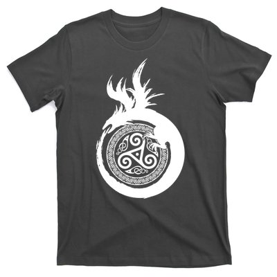 Viking Dragon Celtic Emblem T-Shirt