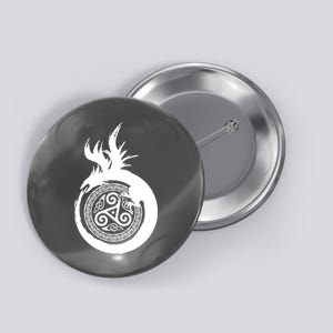 Viking Dragon Celtic Emblem Button