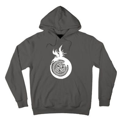 Viking Dragon Celtic Emblem Tall Hoodie