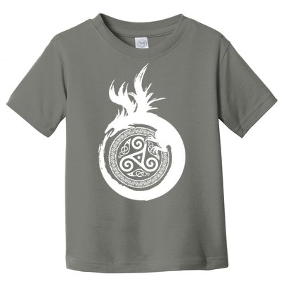 Viking Dragon Celtic Emblem Toddler T-Shirt