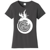 Viking Dragon Celtic Emblem Women's T-Shirt