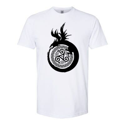 Viking Dragon Celtic Emblem Softstyle® CVC T-Shirt