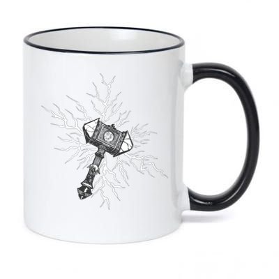 Viking Hammer 11oz Black Color Changing Mug