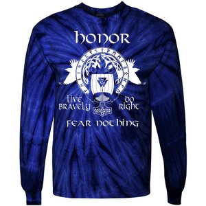 Viking Honor Tie-Dye Long Sleeve Shirt