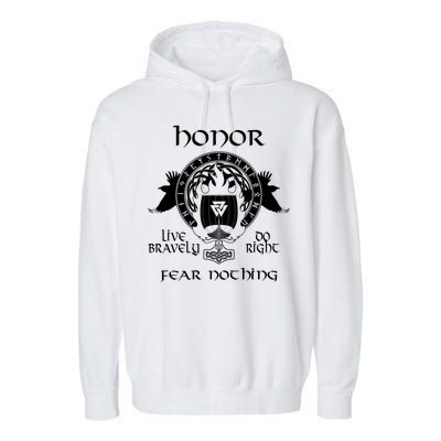 Viking Honor Garment-Dyed Fleece Hoodie