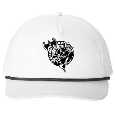 Viking Warrior Weapon Snapback Five-Panel Rope Hat