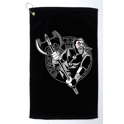 Viking Warrior Weapon Platinum Collection Golf Towel