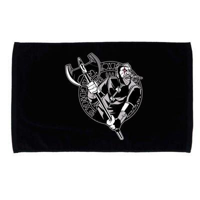 Viking Warrior Weapon Microfiber Hand Towel