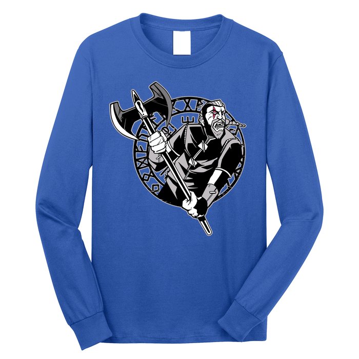 Viking Warrior Weapon Long Sleeve Shirt