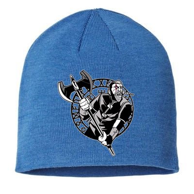 Viking Warrior Weapon Sustainable Beanie