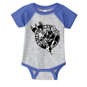 Viking Warrior Weapon Infant Baby Jersey Bodysuit