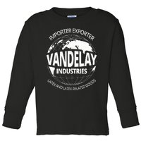 Vandelay Industries Latex Related Goods Novelty Toddler Long Sleeve Shirt