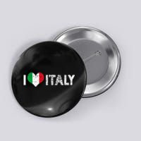 Vintage I Love Italy Europe Vacation Holiday Button