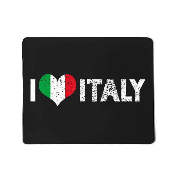 Vintage I Love Italy Europe Vacation Holiday Mousepad