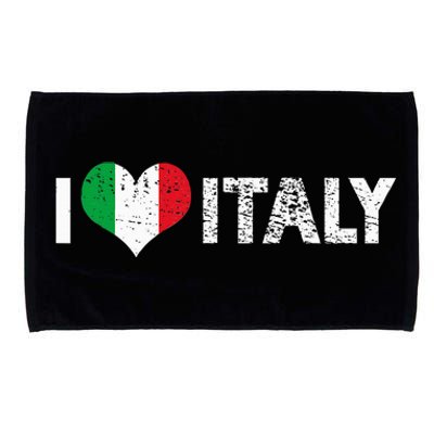 Vintage I Love Italy Europe Vacation Holiday Microfiber Hand Towel