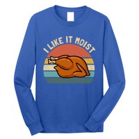 Vintage I Like It Moist Funny Thanksgiving Turkey Xmas Gift Long Sleeve Shirt