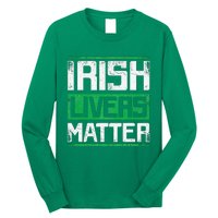 Vintage Irish Livers Matter St Patricks Day Long Sleeve Shirt