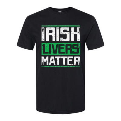 Vintage Irish Livers Matter St Patricks Day Softstyle® CVC T-Shirt